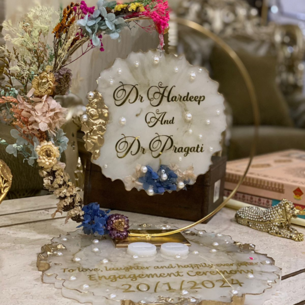 Resin Ring Engagement platter