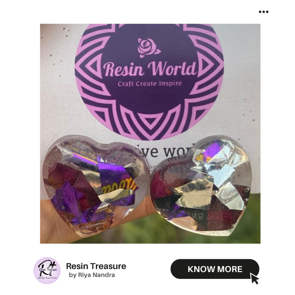 resin earrings