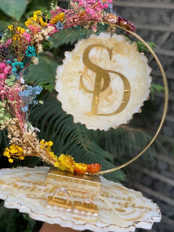 Resin Ring Engagement platter - Image 4