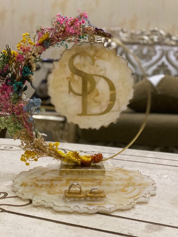 Resin Ring Engagement platter - Image 2