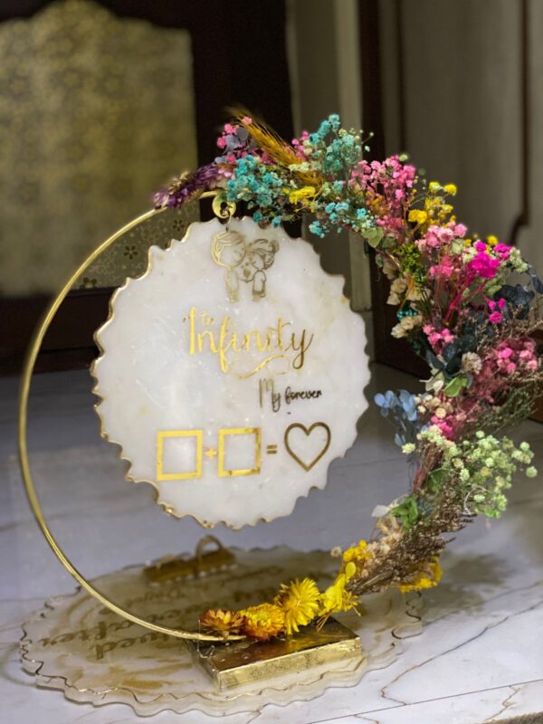 Resin Ring Engagement platter - Image 3