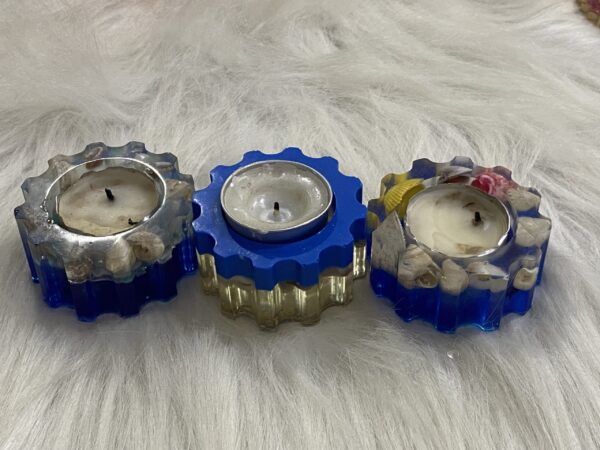 resin tea light holder